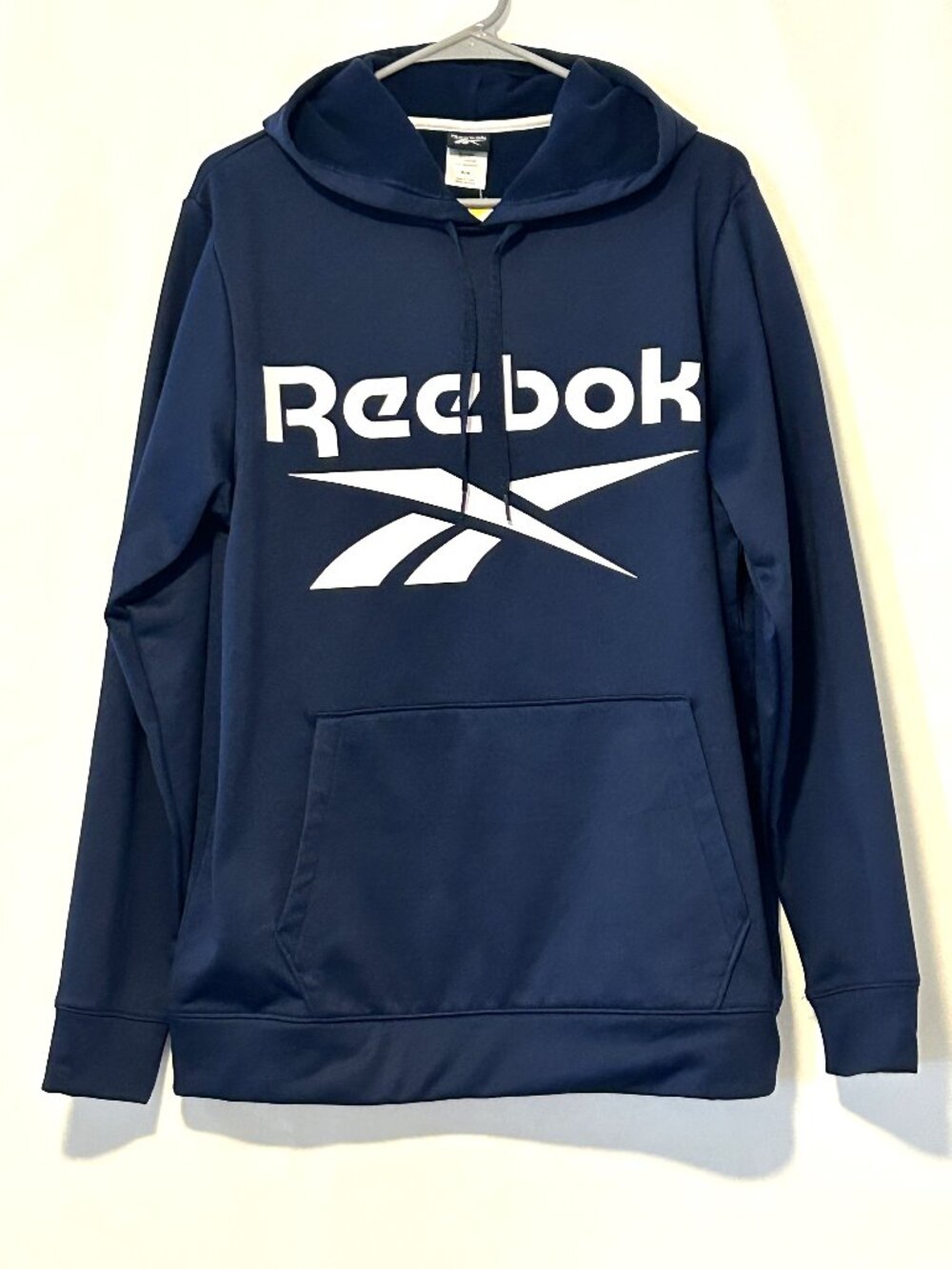 NWT Reebok navy blue hoodie, size M